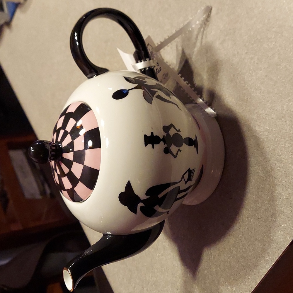 R. Toledo for Nordstrom checkered teapot